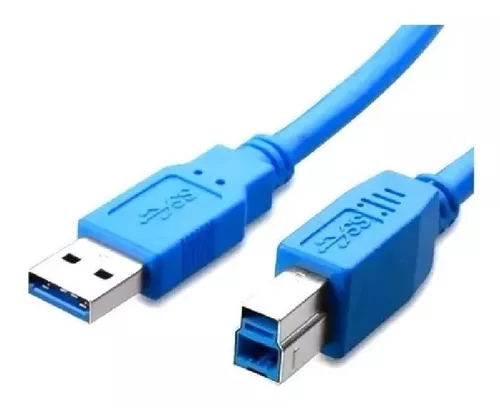 KINGMOX KM-H9524-3M - CABLE PARA IMPRESORA DE 3M (10PIES) - USB 3.0 A USB B / MACHO - MACHO / AZUL